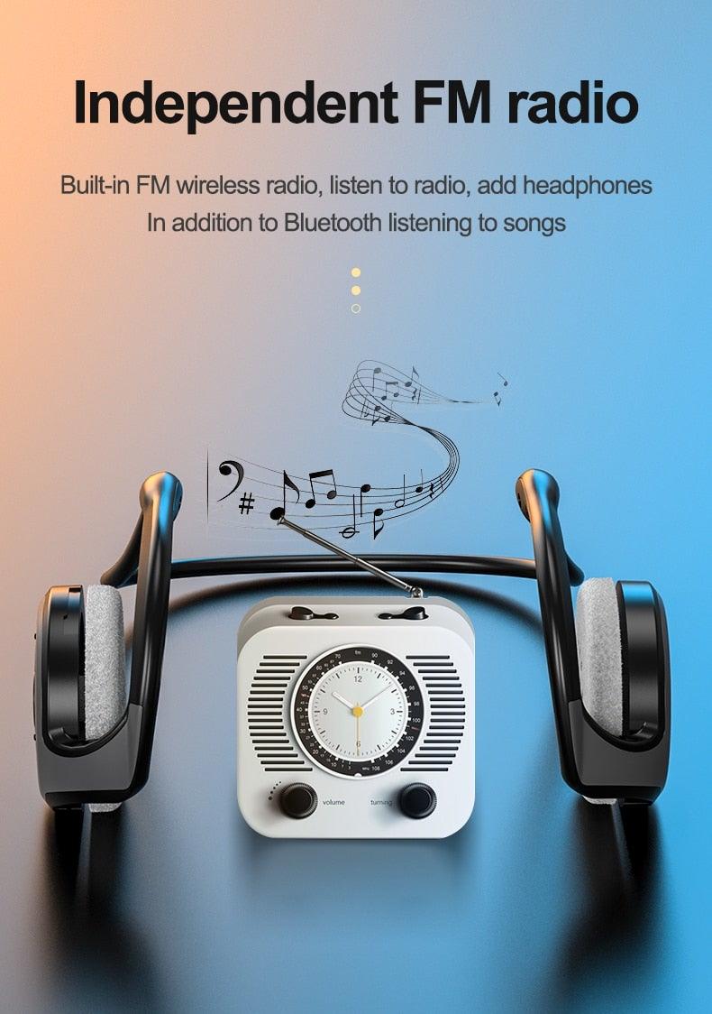 Sports Headphones Wireless Wearable Music Player Built-in Memory Sweatproof Player Music FM Radio Wireless Headset Bluetooth Headphones Earbuds Bluetooth 5.0 Sport Outdoor Workout Hands Free Handsfree Ear Buds For Running - Black Girl Golf