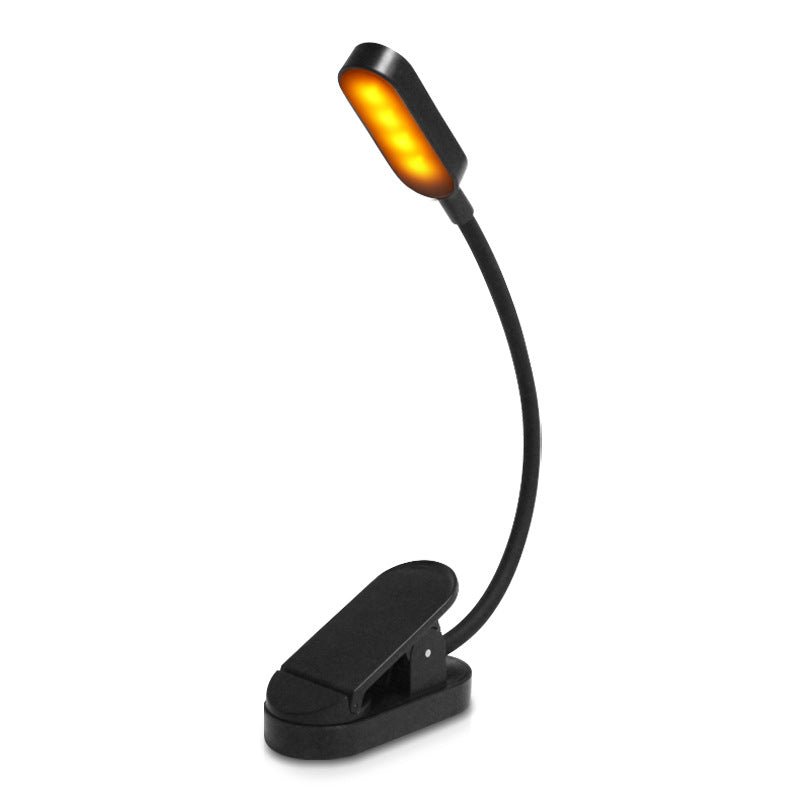 Stepless Dimming Desk Lamp Night Light For Kids Bedrooms Book Light USB Rechargeable Flexible LED Clip Reading Night Light In 3 Brightness Modes Table Lamp Desk Bedside Lantern for Reading in Bed, Travel, Music Stand - Black Girl Golf