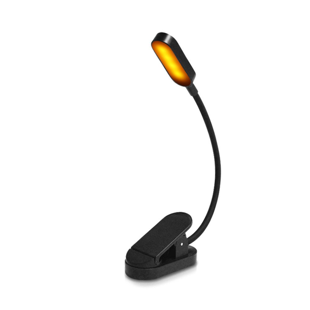 Stepless Dimming Desk Lamp Night Light For Kids Bedrooms Book Light USB Rechargeable Flexible LED Clip Reading Night Light In 3 Brightness Modes Table Lamp Desk Bedside Lantern for Reading in Bed, Travel, Music Stand - Black Girl Golf
