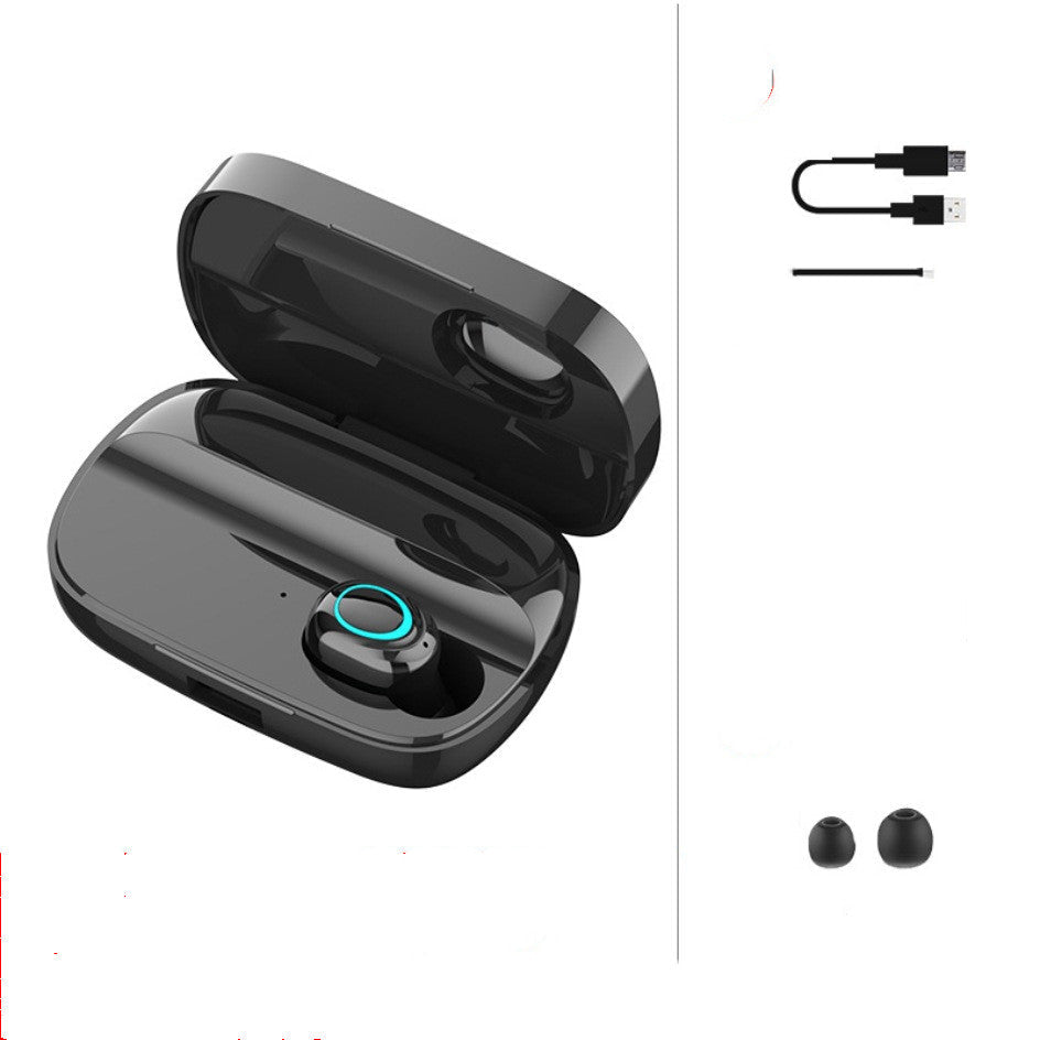 STEVVEX 3500mAh LED Bluetooth Wireless Earphones Headphones Earbuds TWS Touch Control Sport Headset Noise Cancel Earphone Headphone - Black Girl Golf