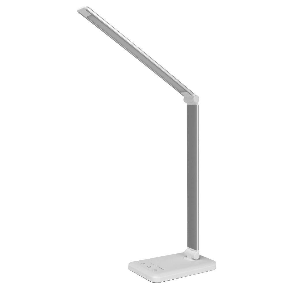 STEVVEX Dimmable Desk Reading Light Foldable Rotatable Touch Switch LED Table Lamp DC USB Charging Port Timing Desk Lamp For Kids Room - Black Girl Golf