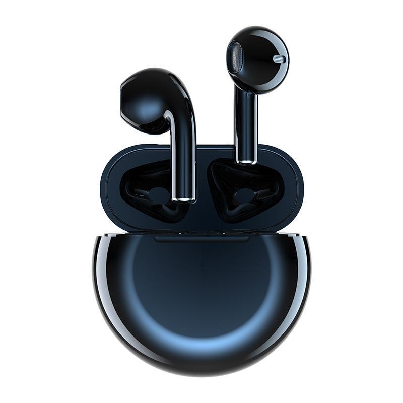 STEVVEX latest BlackPods Airbuds 4 In ear Bluetooth Earphone Wireless Earbuds Headphones Stereo Headset For Listening Music - Black Girl Golf