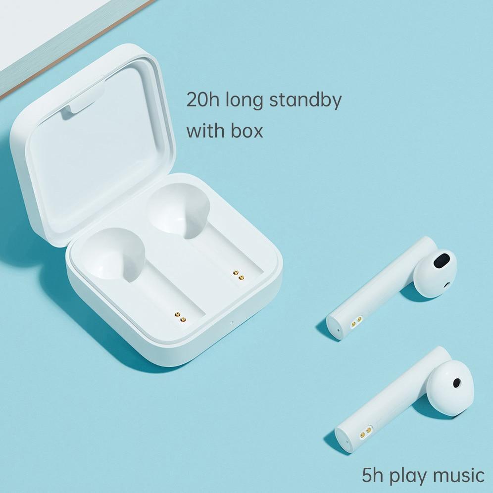 STEVVEX Wireless Bluetooth 5 Earphone 2 Basic AirDots Pro Headset Earbuds 20h Long Standby Touch Control - Black Girl Golf
