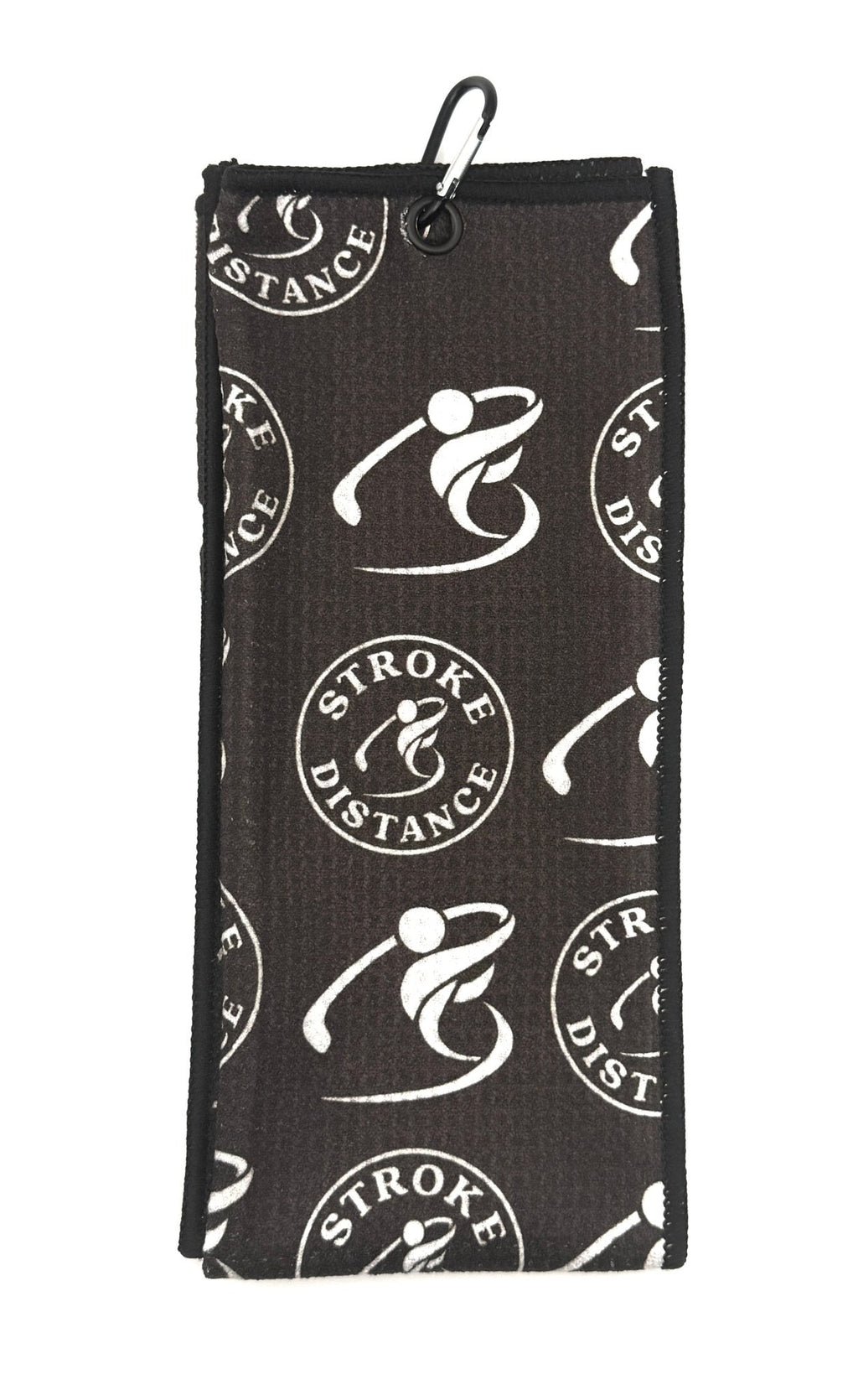Stroke & Distance Premium Golf Towel: Performance - Ready - Black Girl Golf