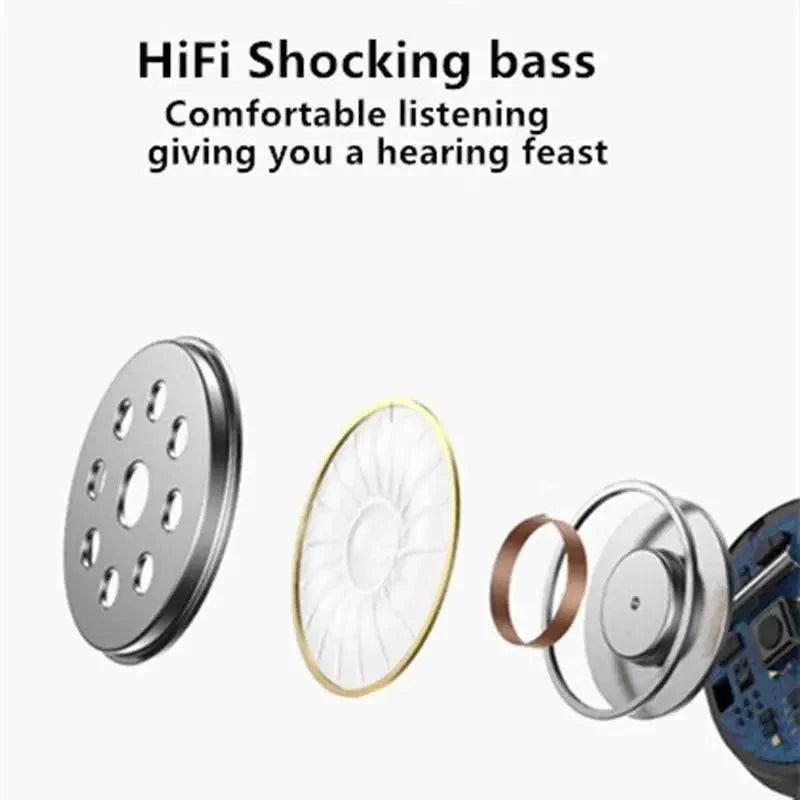 Stylish Wireless Bluetooth Earphones Magnetic Sports Running Headset IPX5 Waterproof Noise Cancelling Stereo Magnetic Earphones With Mic For Workout Running Gym - Black Girl Golf