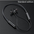 Stylish Wireless Bluetooth Earphones Magnetic Sports Running Headset IPX5 Waterproof Noise Cancelling Stereo Magnetic Earphones With Mic For Workout Running Gym - Black Girl Golf