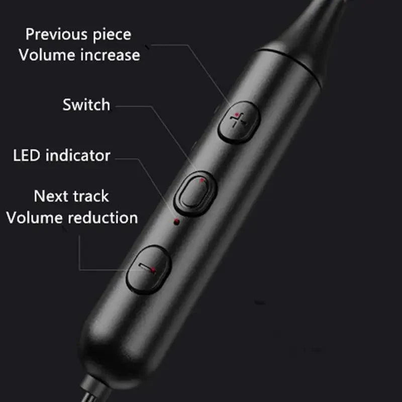 Stylish Wireless Bluetooth Earphones Magnetic Sports Running Headset IPX5 Waterproof Noise Cancelling Stereo Magnetic Earphones With Mic For Workout Running Gym - Black Girl Golf