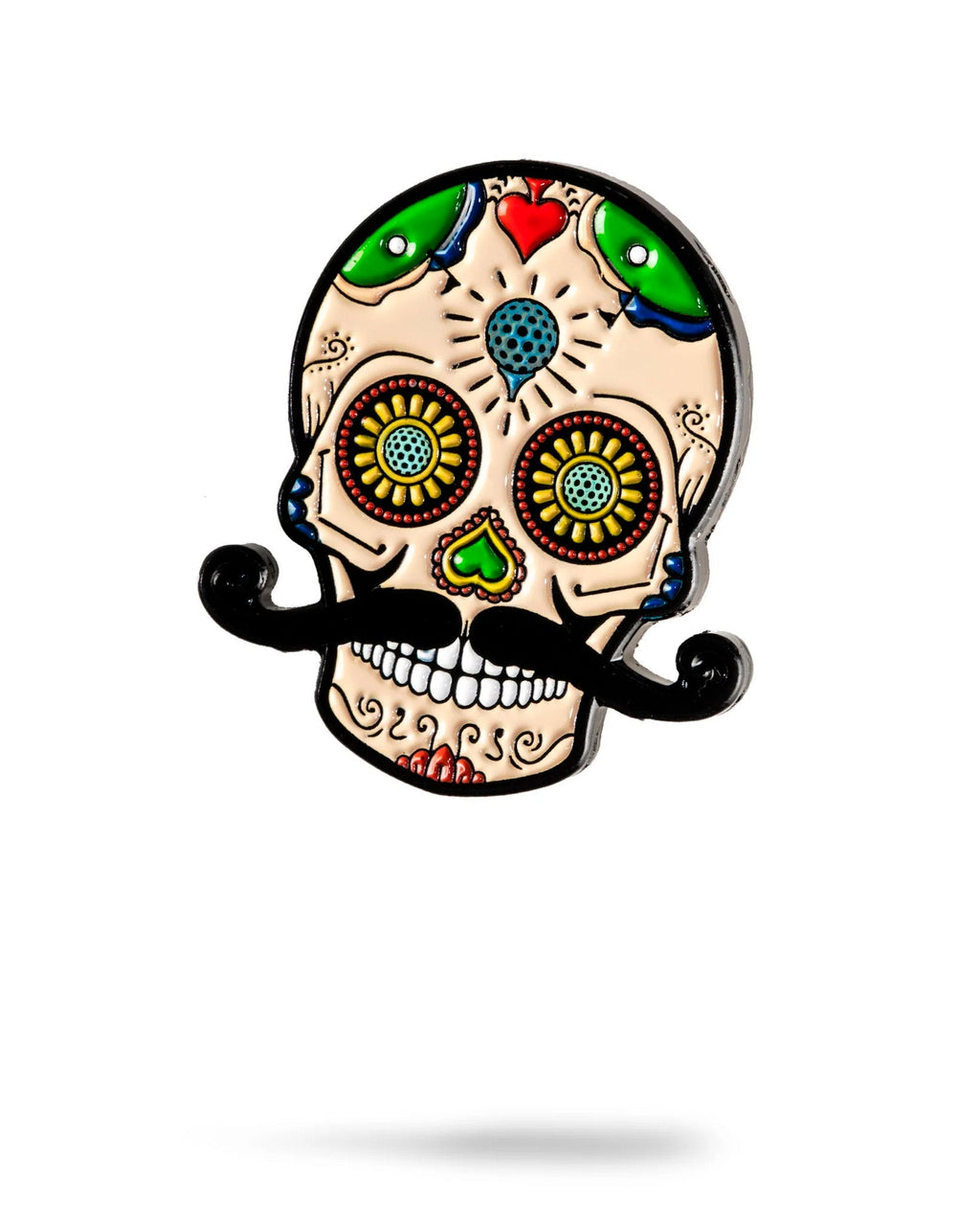 Sugar Skull Ball Marker - Black Girl Golf