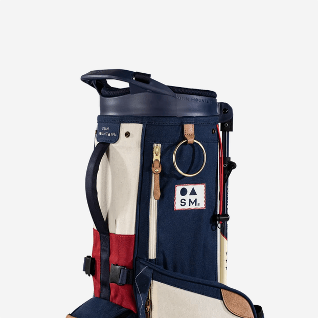 Sun Mountain Hometown Waxed Canvas Stand Bag - Black Girl Golf