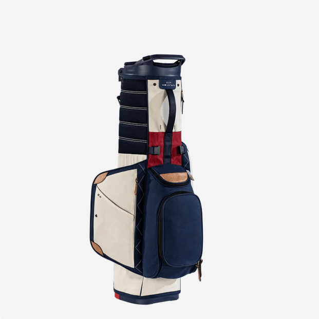 Sun Mountain Hometown Waxed Canvas Stand Bag - Black Girl Golf