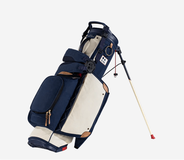 Sun Mountain Hometown Waxed Canvas Stand Bag - Black Girl Golf