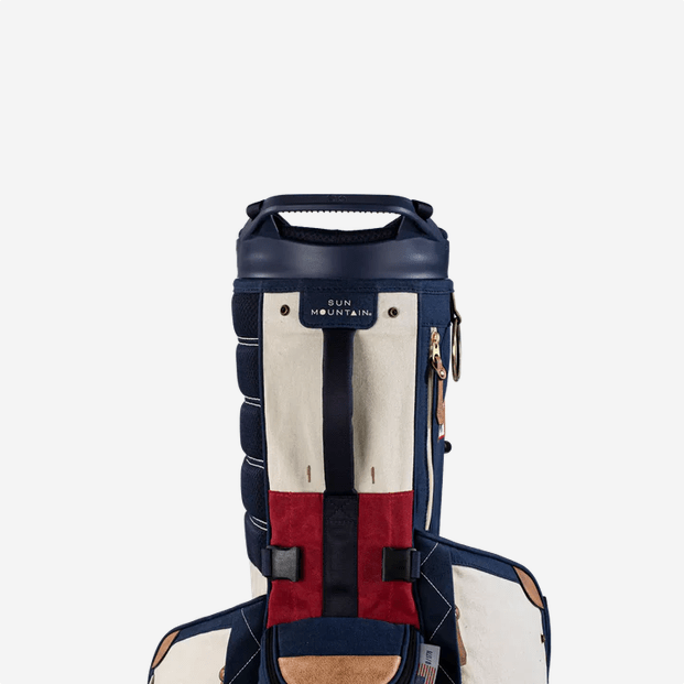 Sun Mountain Hometown Waxed Canvas Stand Bag - Black Girl Golf