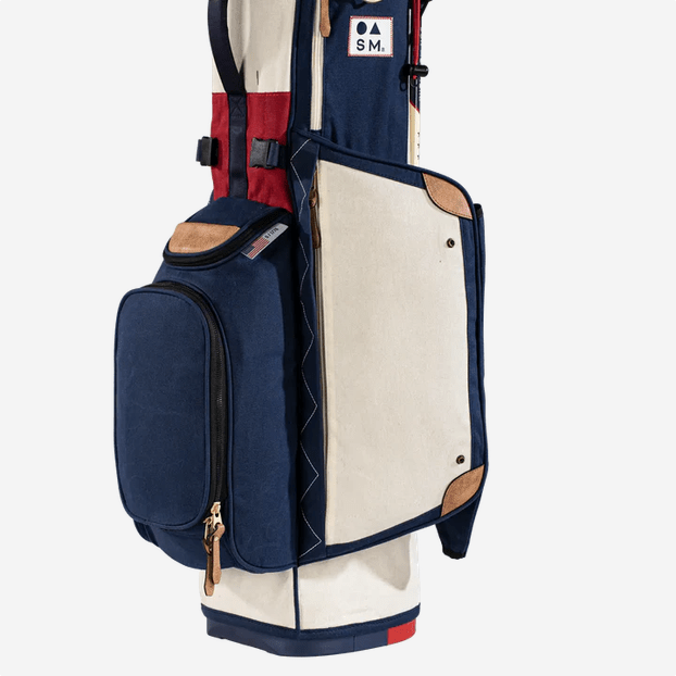 Sun Mountain Hometown Waxed Canvas Stand Bag - Black Girl Golf