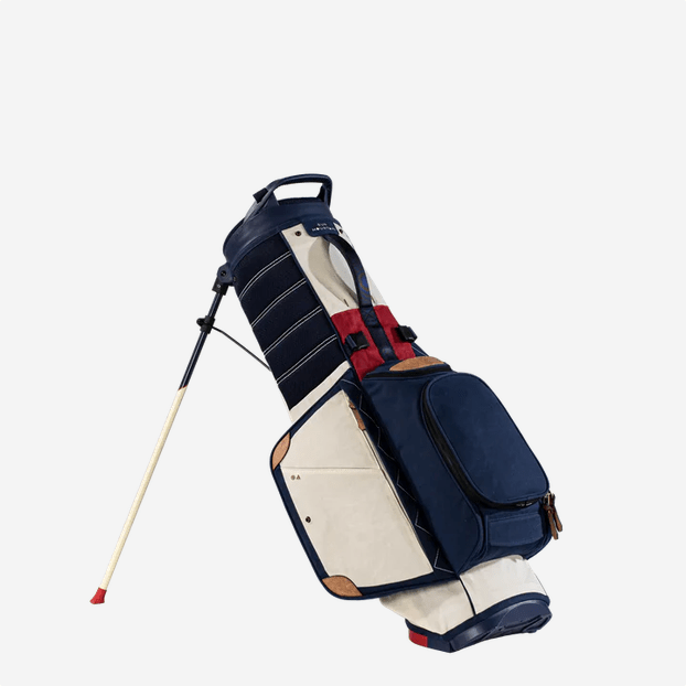 Sun Mountain Hometown Waxed Canvas Stand Bag - Black Girl Golf