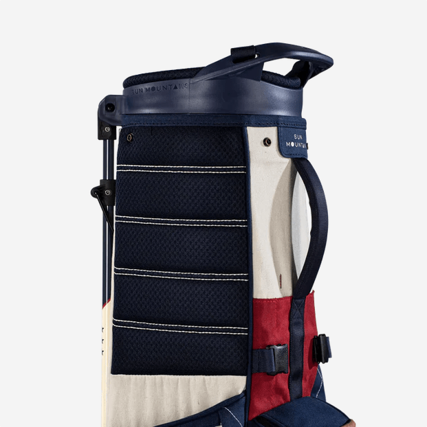 Sun Mountain Hometown Waxed Canvas Stand Bag - Black Girl Golf
