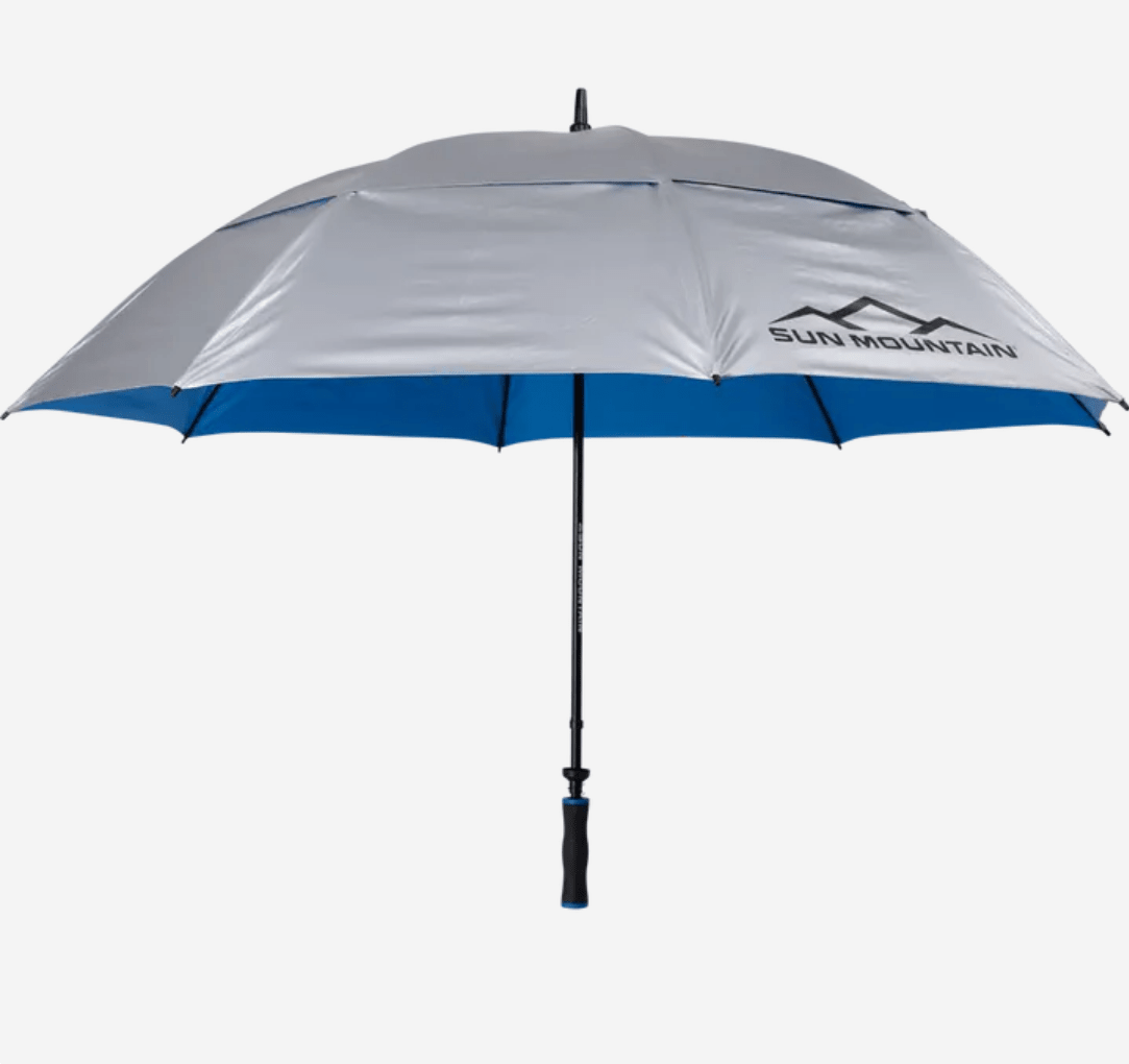 Sun Mountain Silver Series Umbrella – Manual 68 Inch - Black Girl Golf