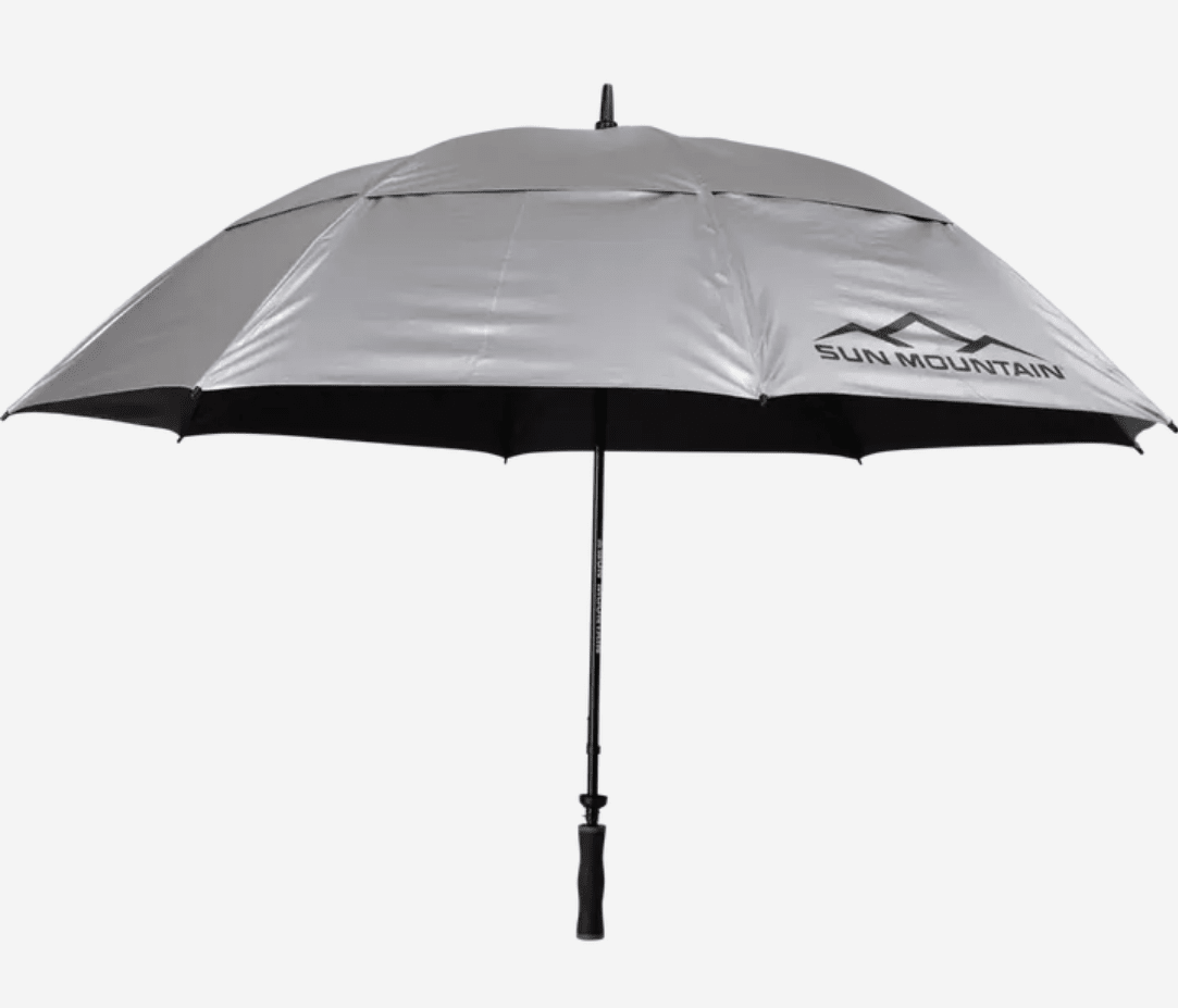 Sun Mountain Silver Series Umbrella – Manual 68 Inch - Black Girl Golf