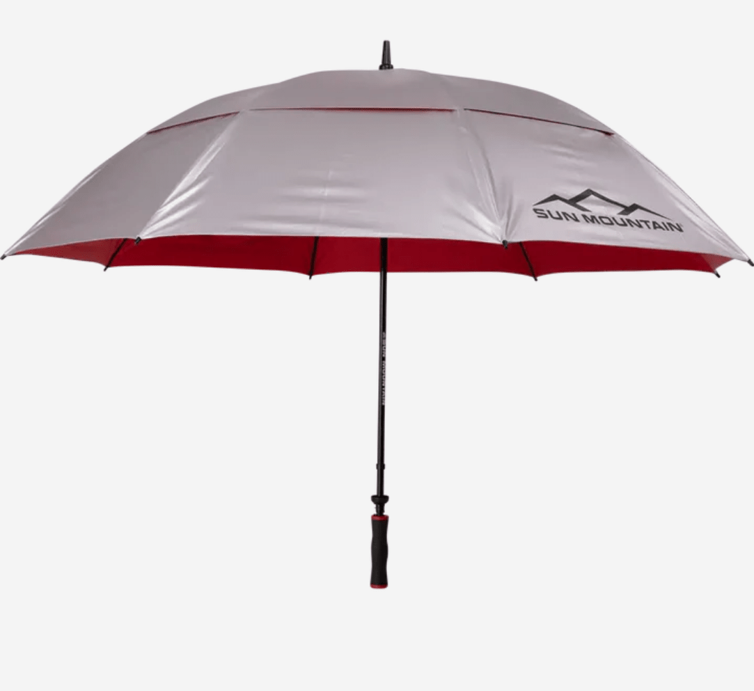 Sun Mountain Silver Series Umbrella – Manual 68 Inch - Black Girl Golf