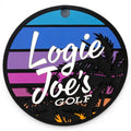 Sunset Palms Golf Putting Disc | Indoor Practice Marker | Portable Golf Training Aid - Black Girl Golf