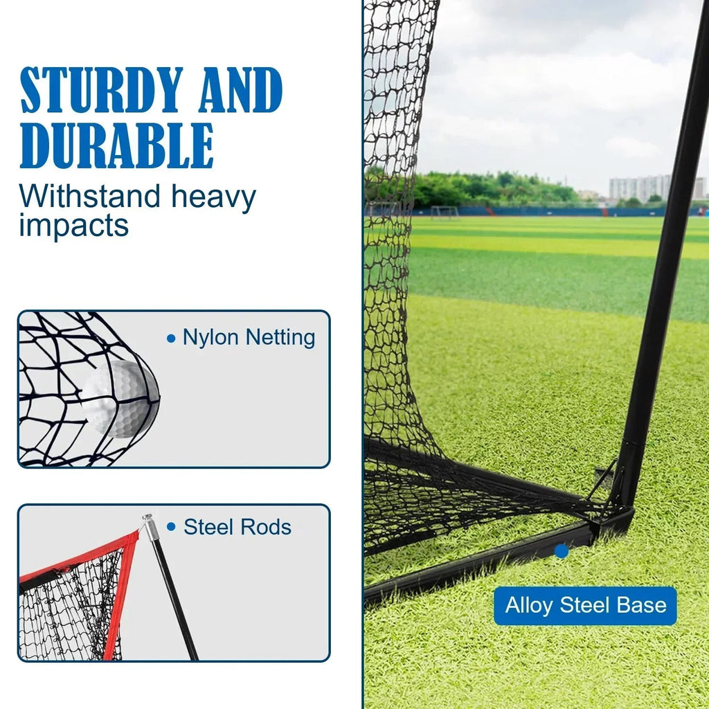 SwingRex Heavy Duty Golf Net for Real Golf Balls – Backyard Practice Net - Black Girl Golf