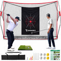 SwingRex Heavy Duty Golf Net for Real Golf Balls – Backyard Practice Net - Black Girl Golf