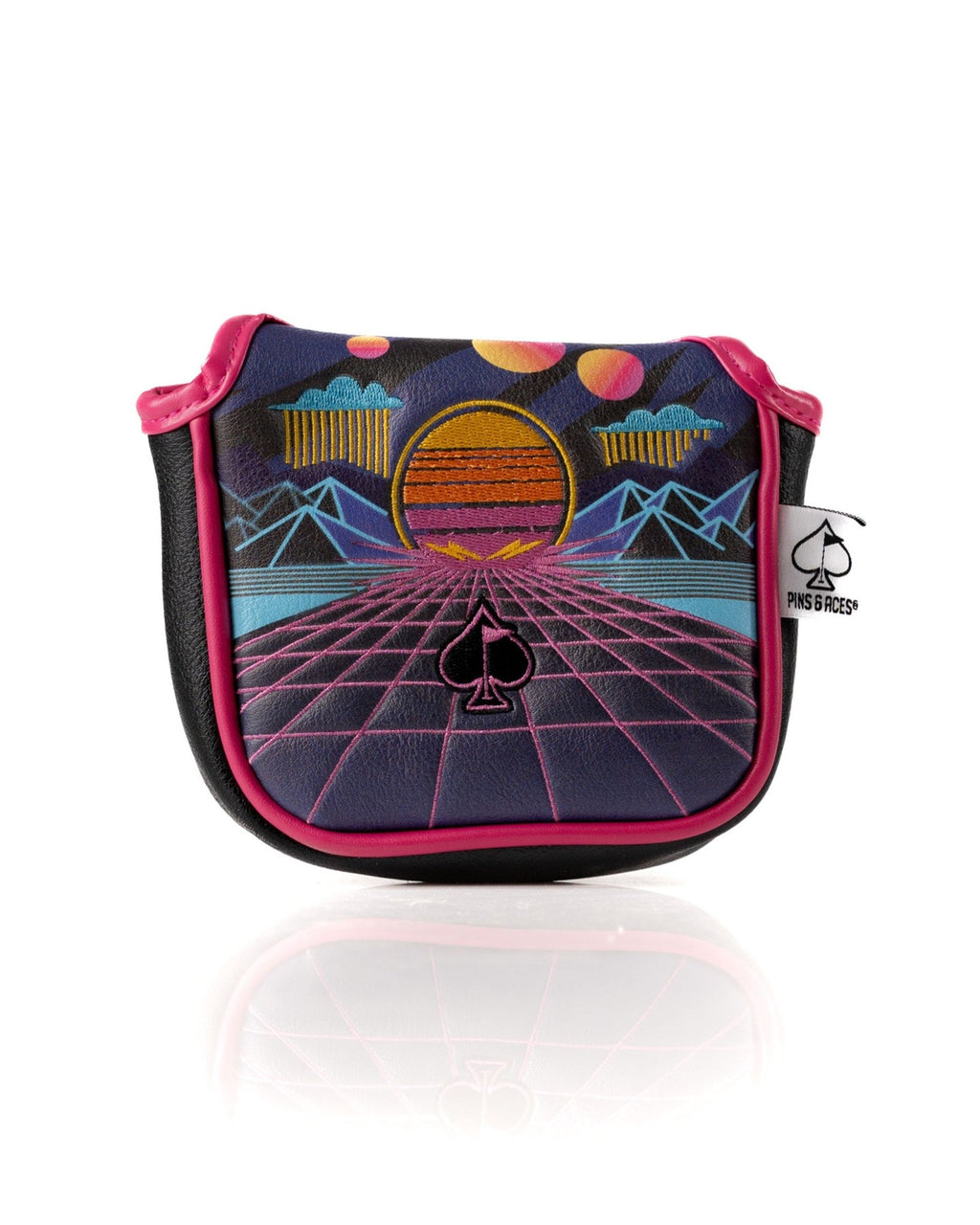 Synthwave - Mallet Putter Cover - Black Girl Golf