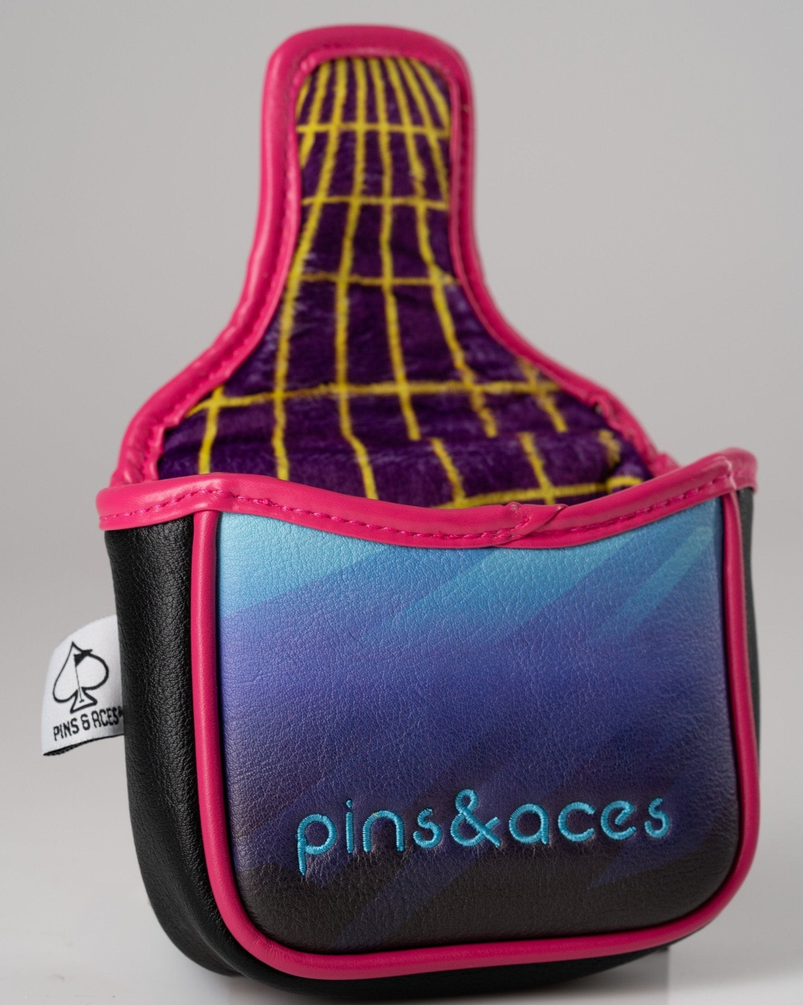 Synthwave - Mallet Putter Cover - Black Girl Golf