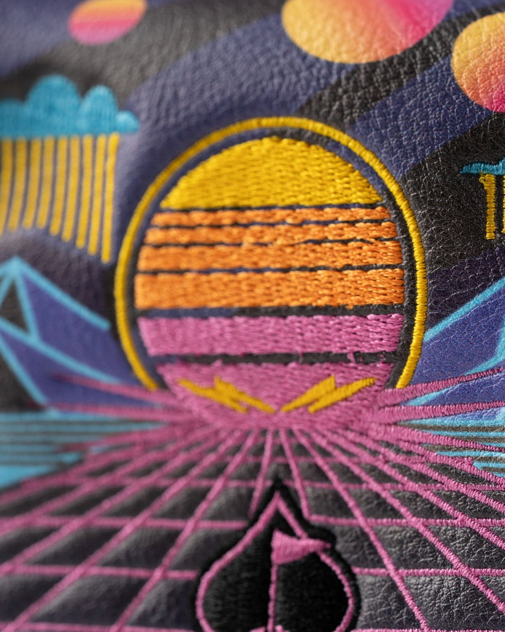 Synthwave - Mallet Putter Cover - Black Girl Golf