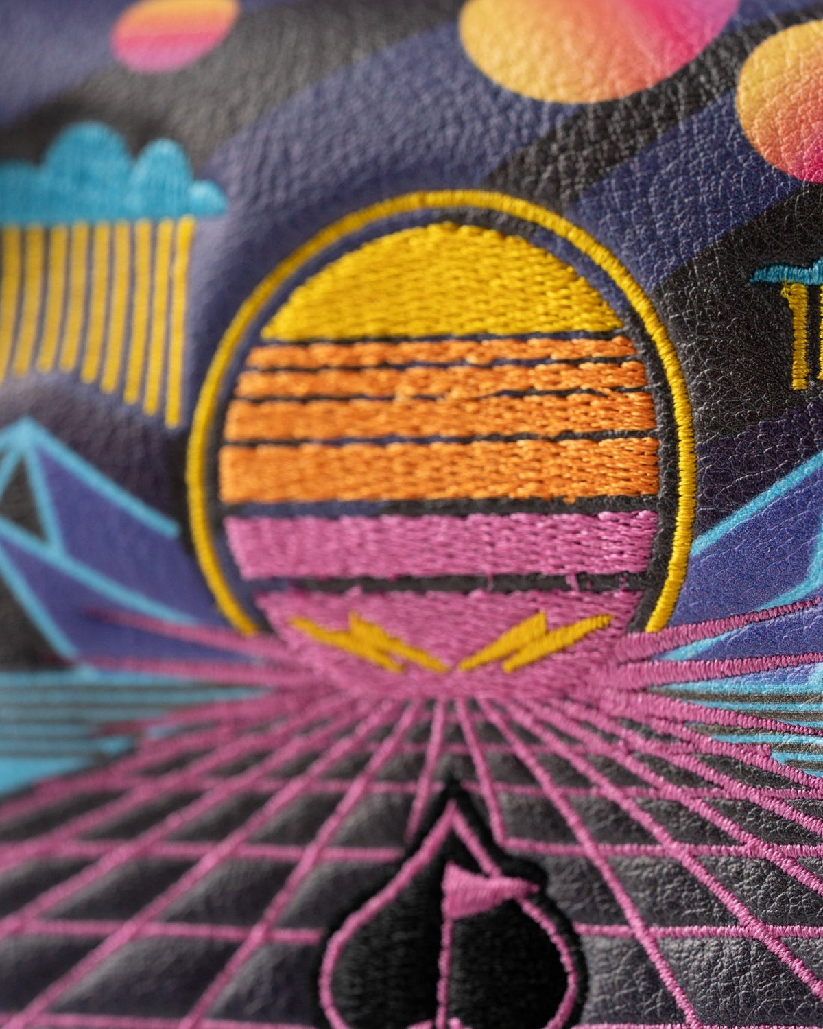 Synthwave - Mallet Putter Cover - Black Girl Golf
