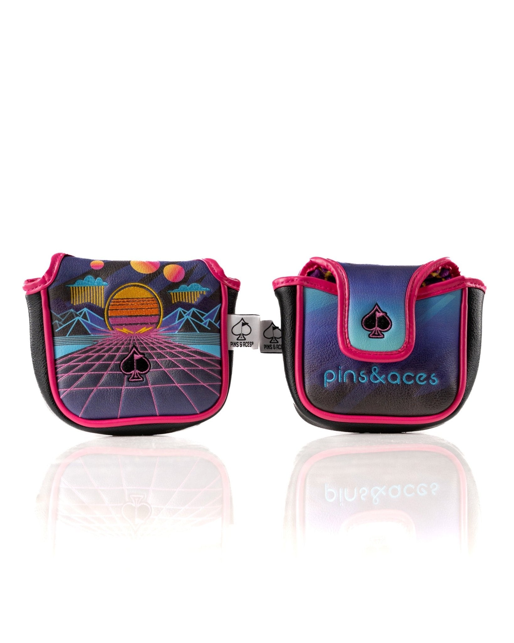 Synthwave - Mallet Putter Cover - Black Girl Golf