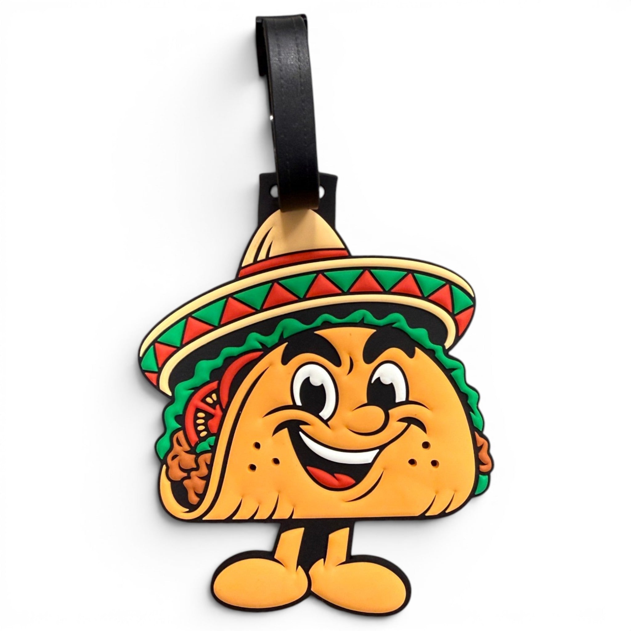 Taco Tuesday Clip-On Tag | Multi-Use Bag Tag, Travel Tag, Golf Accessory - Black Girl Golf