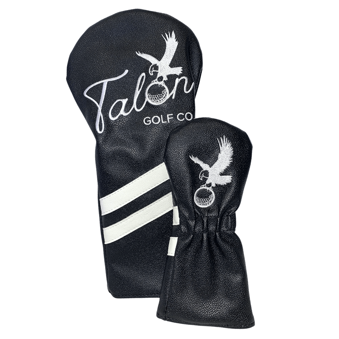 Talon B&W Headcover 2 Pack - Black Girl Golf