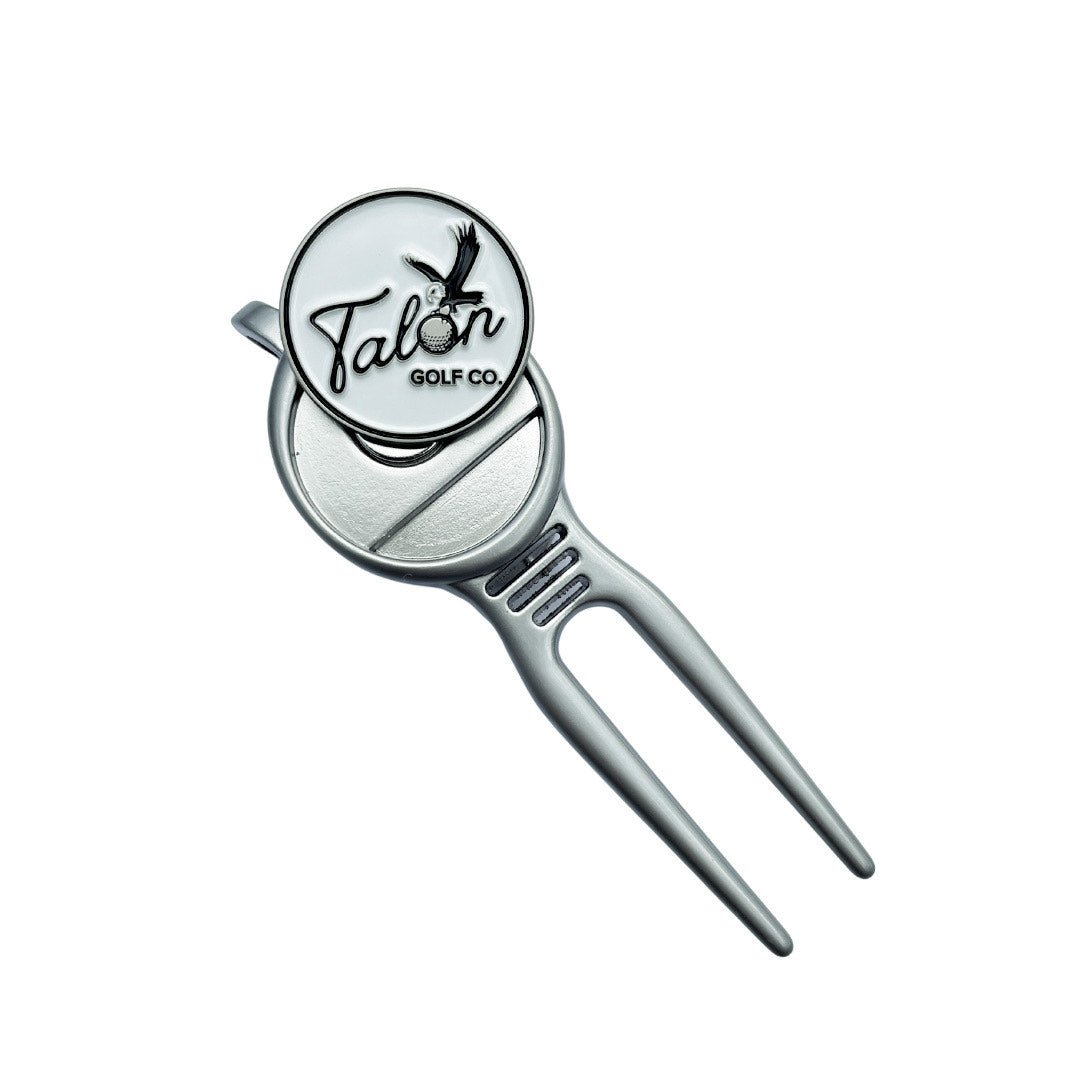 Talon Divot Tool w/ Magnetic Ball Marker - Black Girl Golf