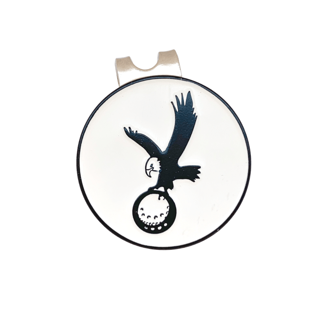 Talon Icon Ball Marker w/ Magnetic Hat Clip - Black Girl Golf