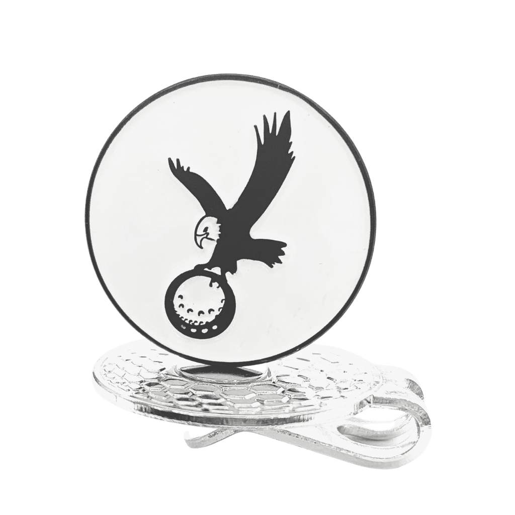 Talon Icon Ball Marker w/ Magnetic Hat Clip - Black Girl Golf