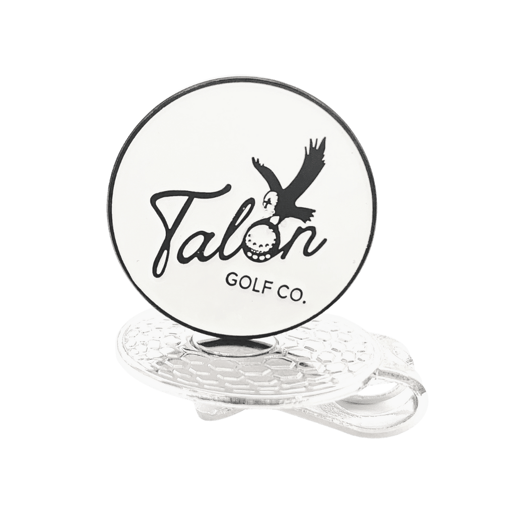Talon Logo Ball Marker w/ Magnetic Hat Clip - Black Girl Golf