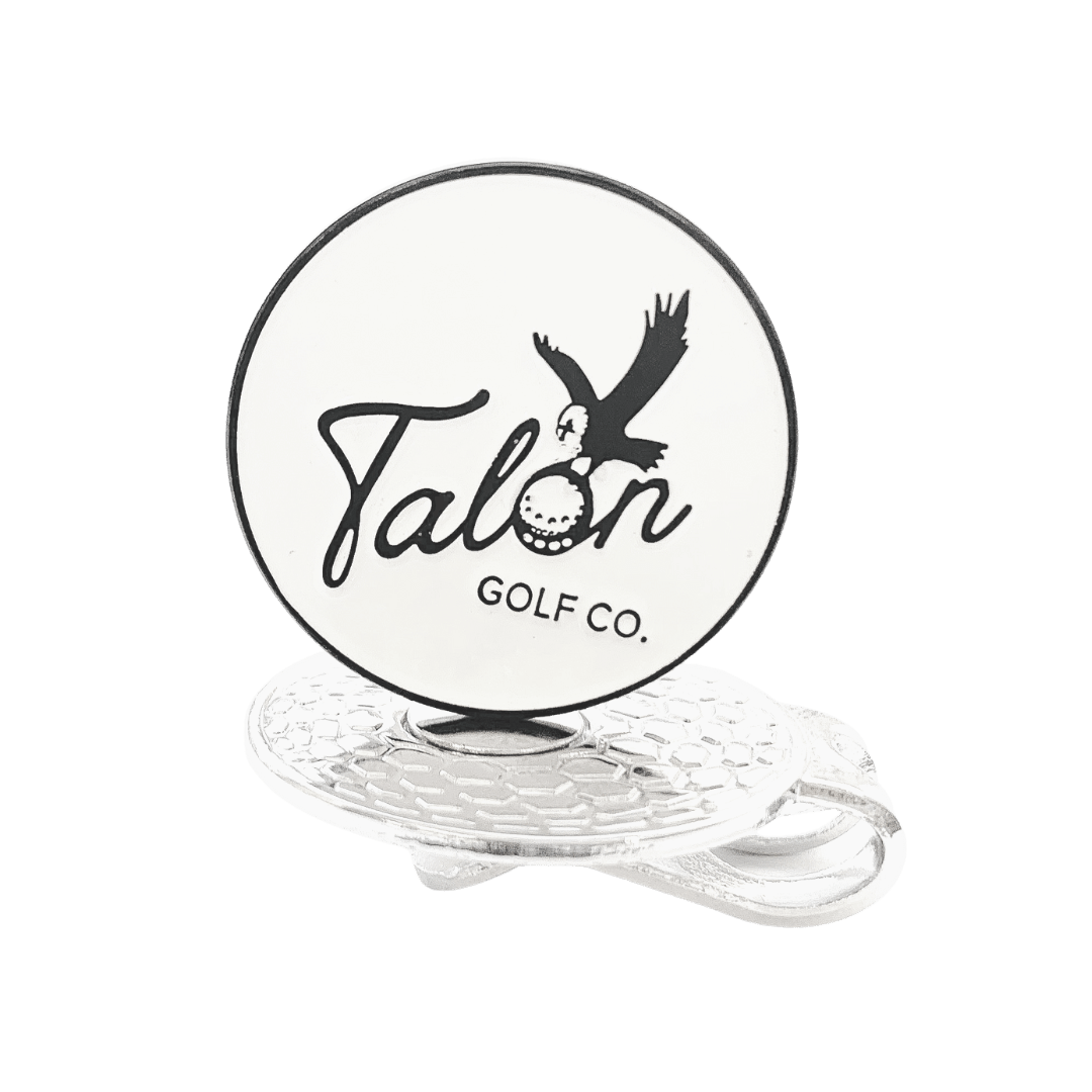 Talon Logo Ball Marker w/ Magnetic Hat Clip - Black Girl Golf