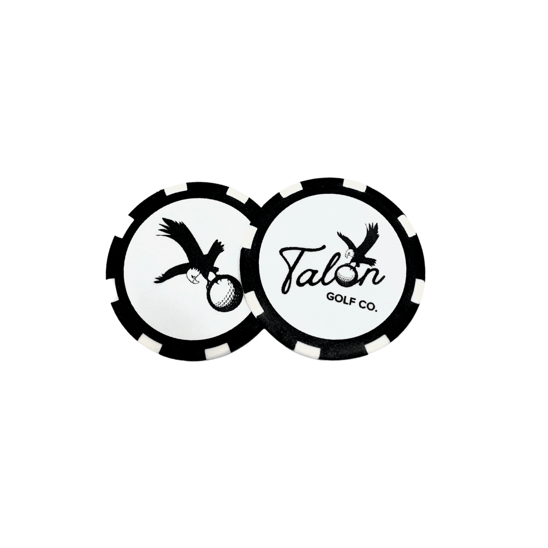 Talon Poker Chip Ball Marker - Black Girl Golf