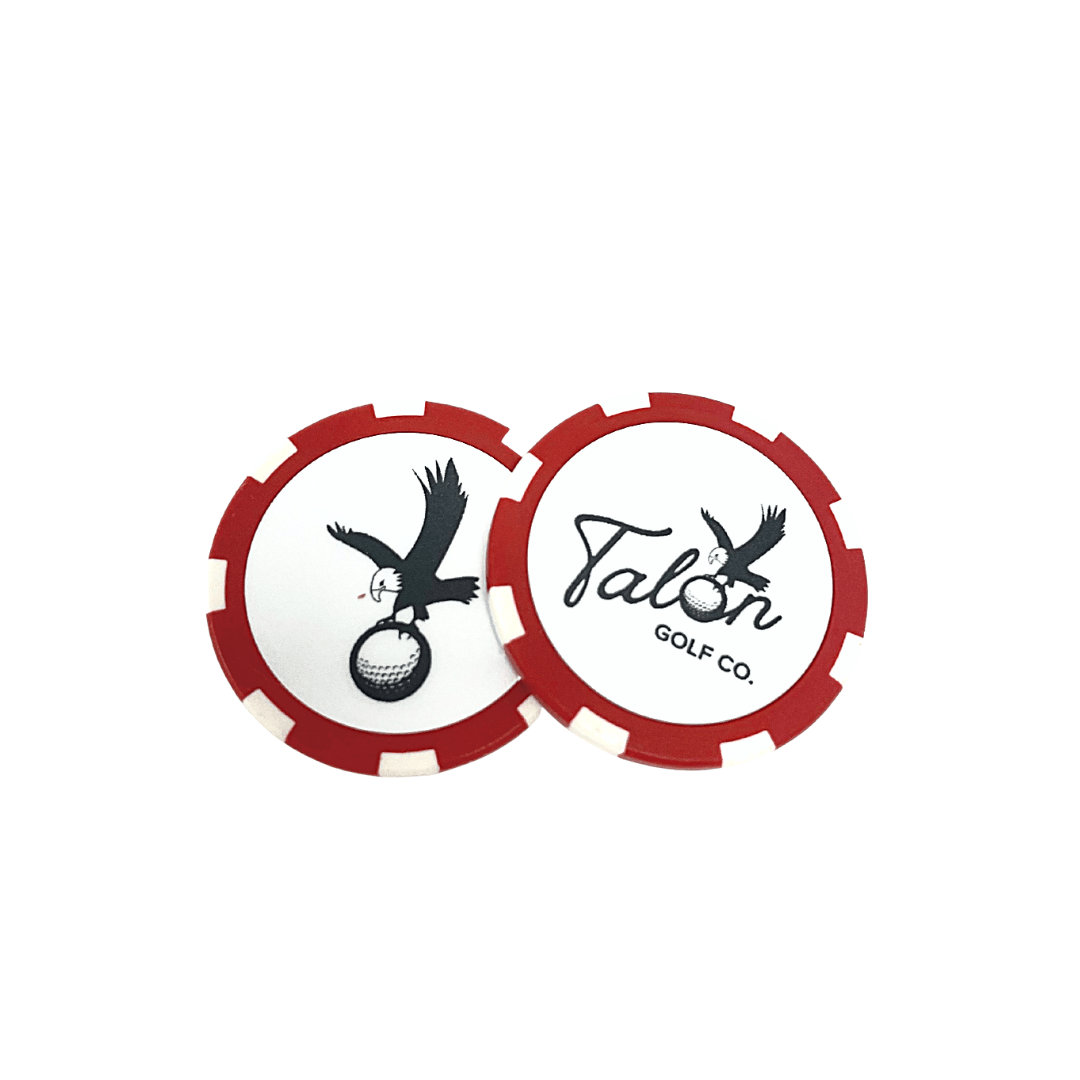 Talon Poker Chip Ball Marker - Black Girl Golf