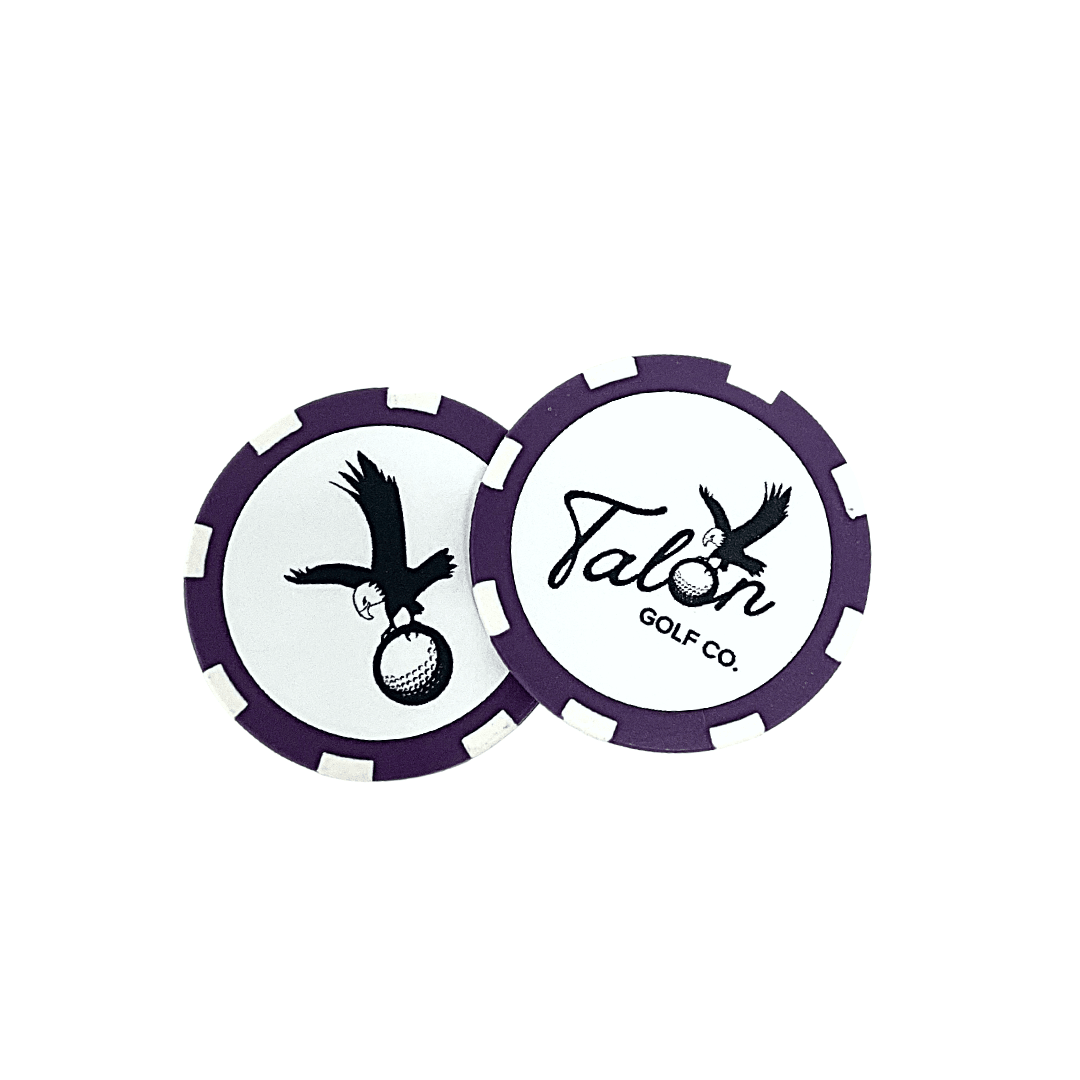 Talon Poker Chip Ball Marker - Black Girl Golf