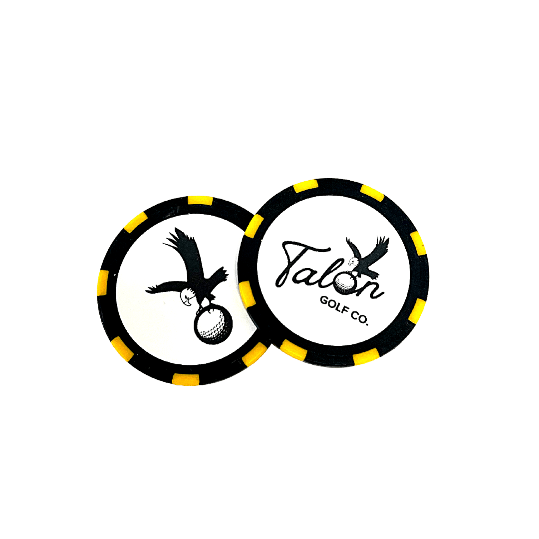 Talon Poker Chip Ball Marker - Black Girl Golf