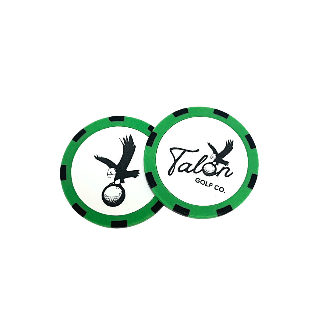 Talon Poker Chip Ball Marker - Black Girl Golf