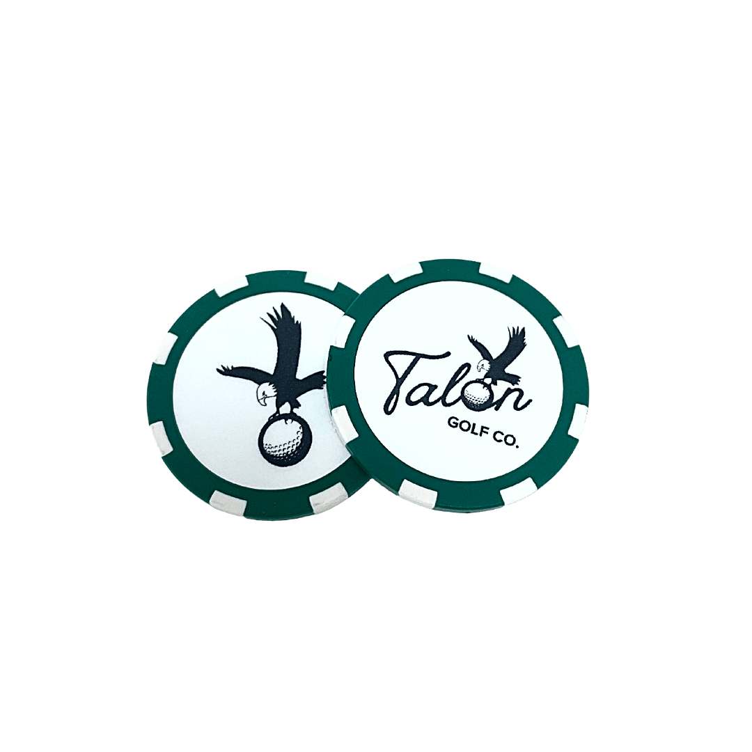 Talon Poker Chip Ball Marker - Black Girl Golf