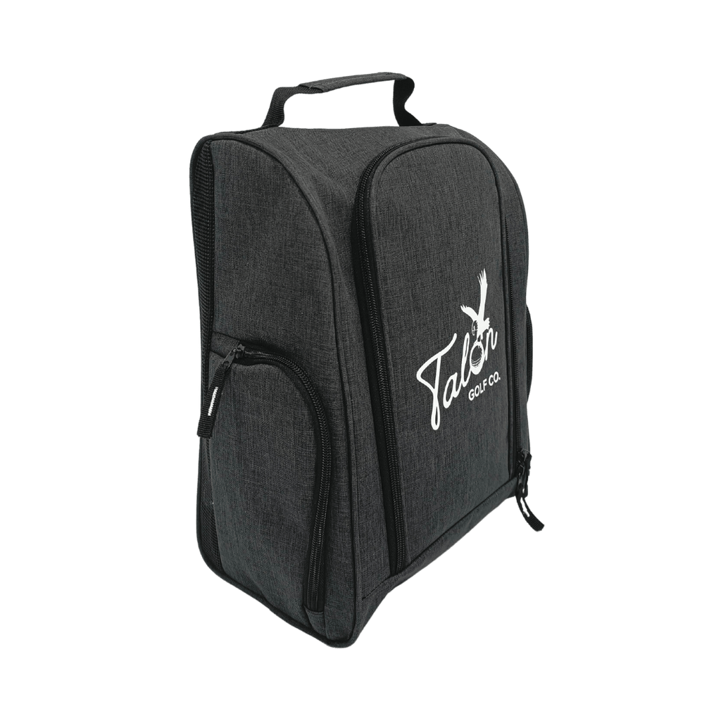 Talon Premium Grey Golf Shoe Bag - Black Girl Golf