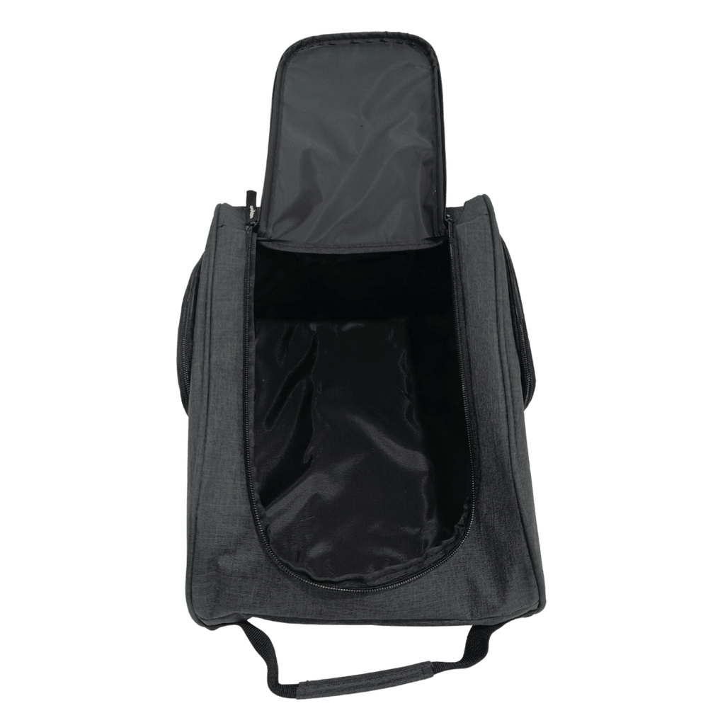 Talon Premium Grey Golf Shoe Bag - Black Girl Golf