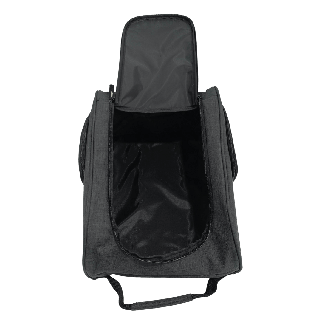 Talon Premium Grey Golf Shoe Bag - Black Girl Golf