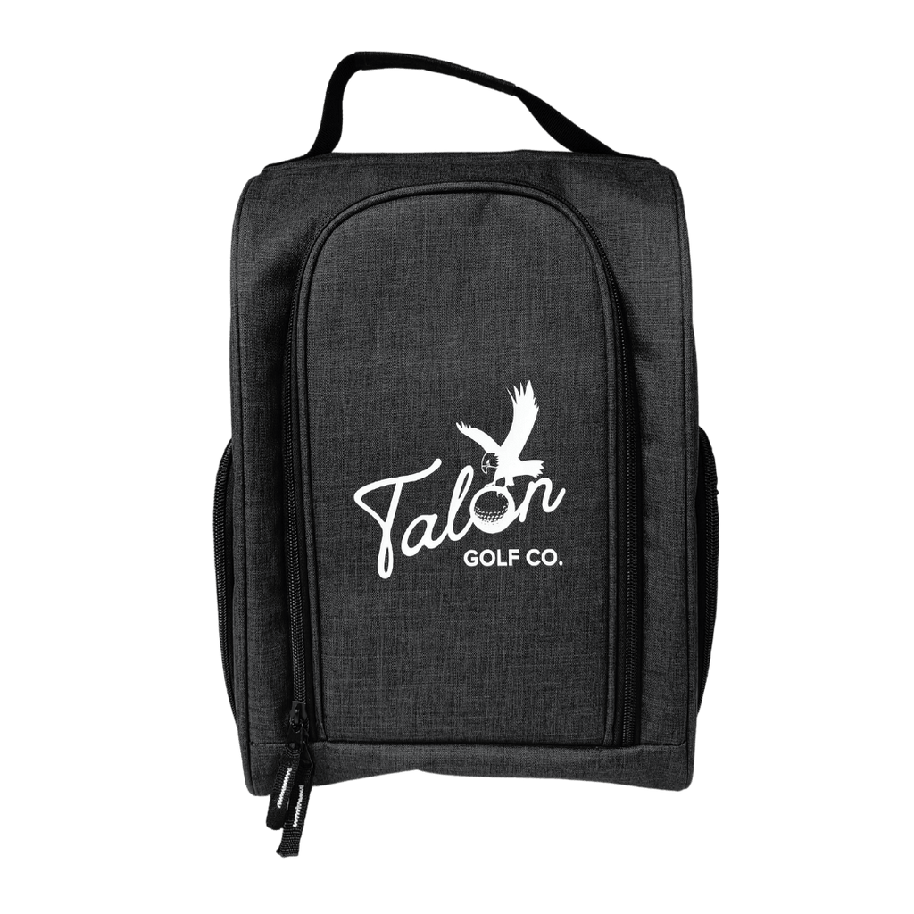Talon Premium Grey Golf Shoe Bag - Black Girl Golf