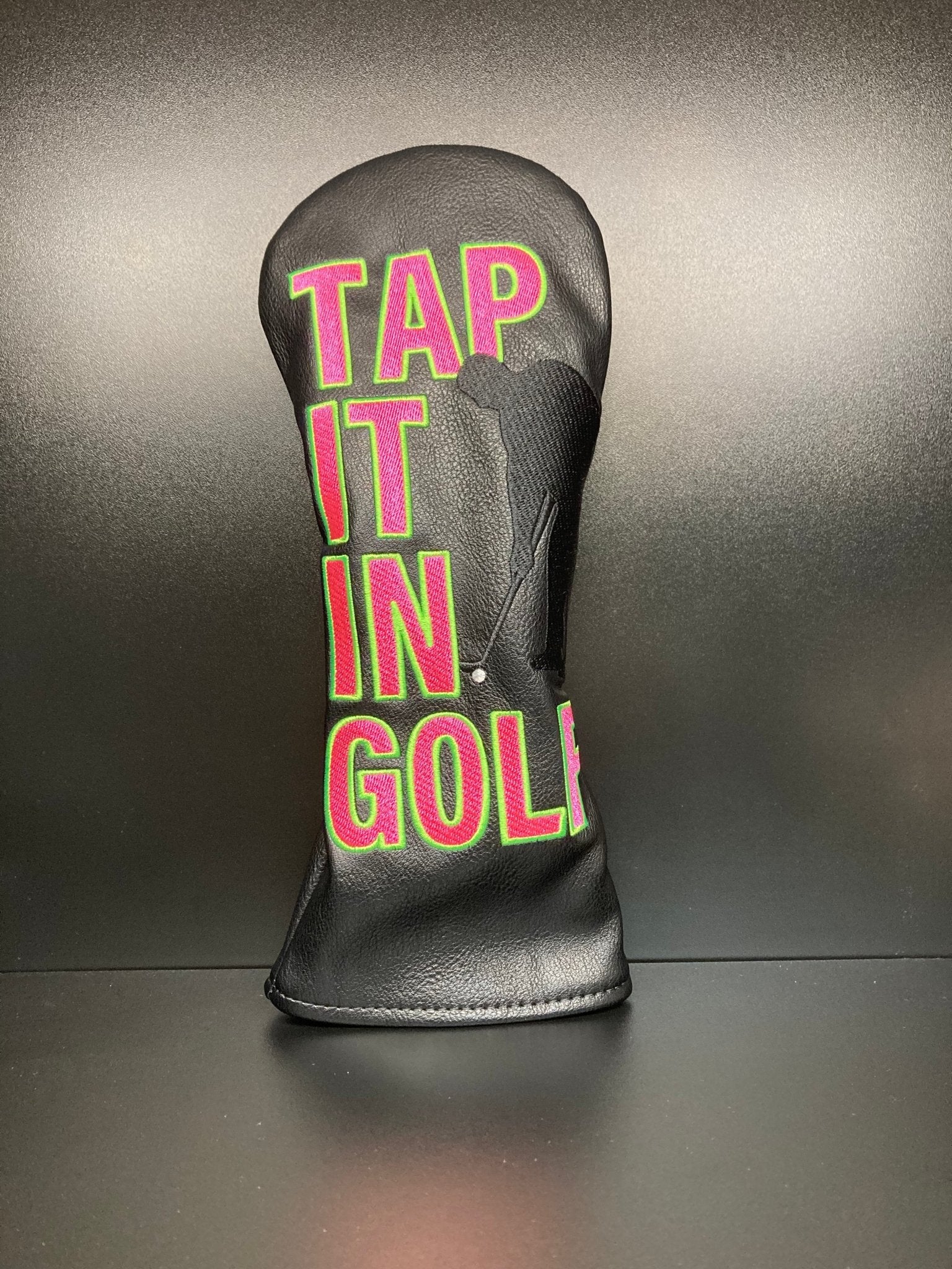 Tap It In! Silhouette Golfer Headcover - Black Girl Golf