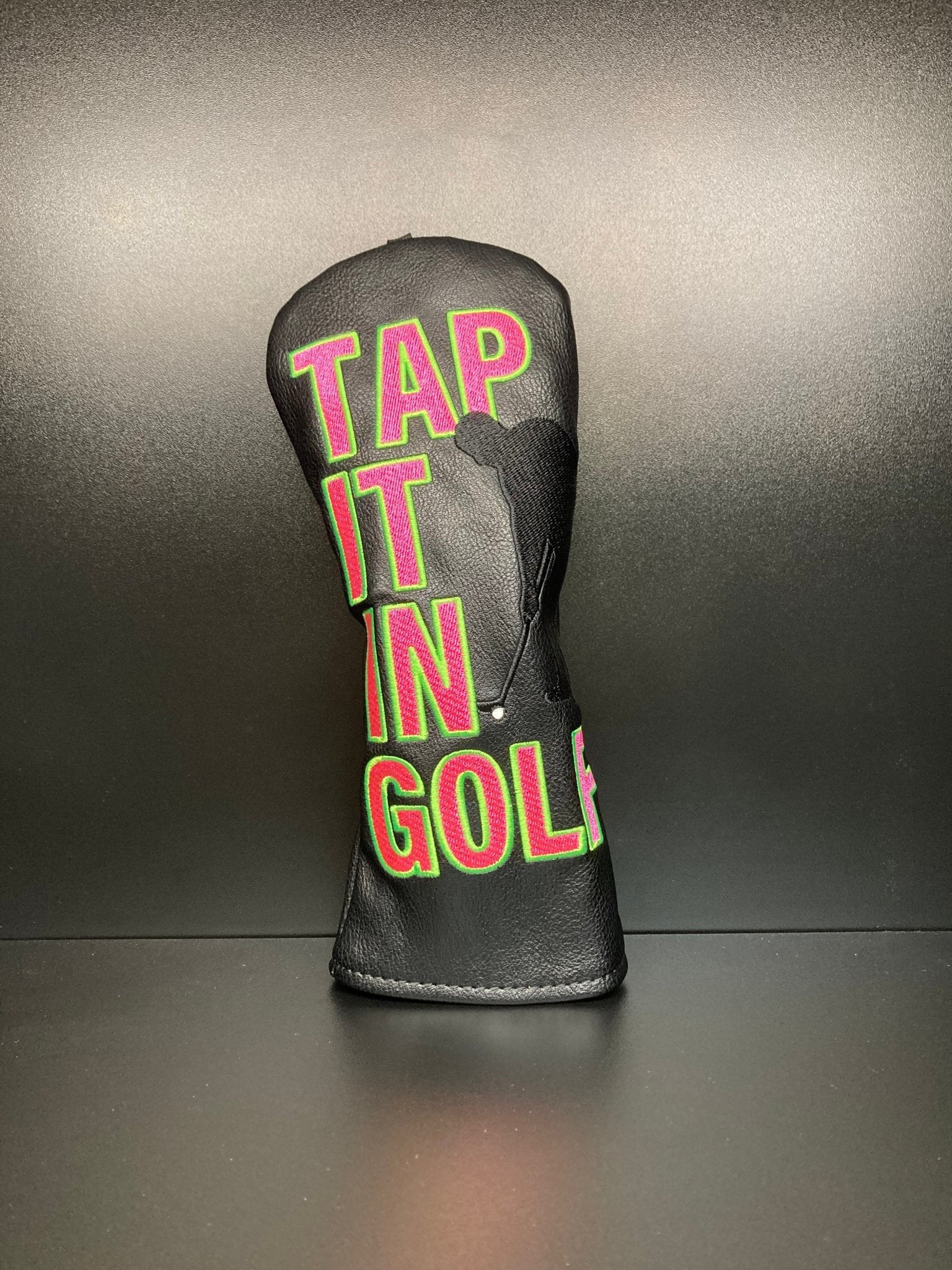 Tap It In! Silhouette Golfer Headcover - Black Girl Golf