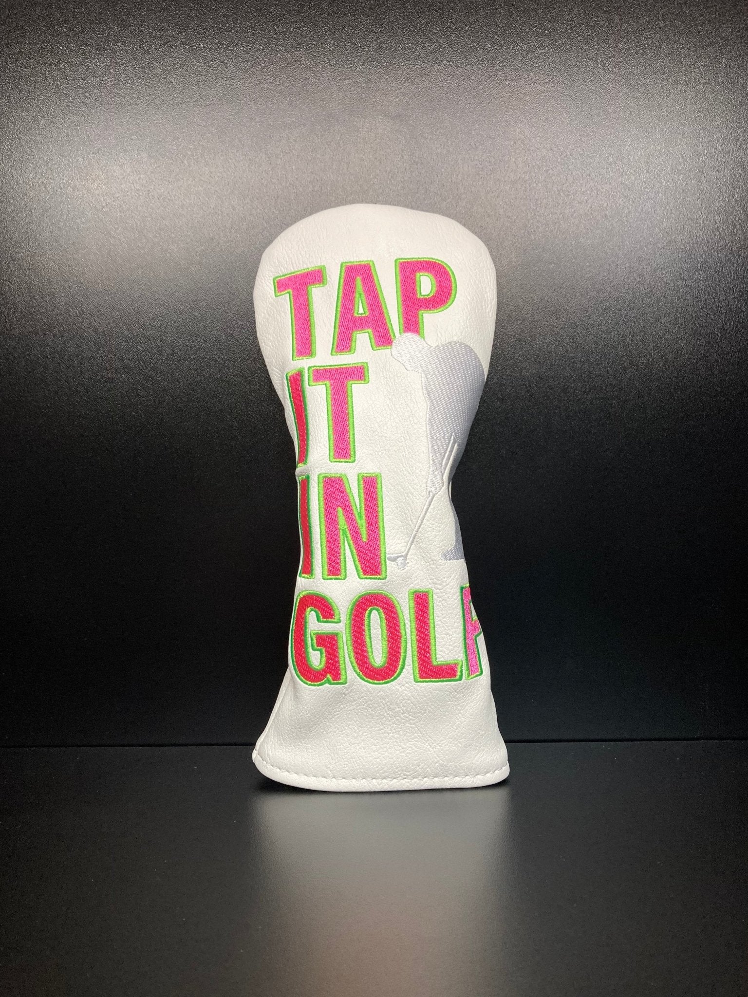 Tap It In! Silhouette Golfer Headcover - Black Girl Golf